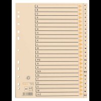 bene Ordnerregister DIN A4 Vollformat A-Z chamois...
