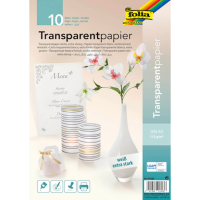 folia Transparentpapier 115 g/qm, 10 Blatt