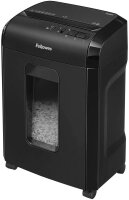 Fellowes Powershred 10M Aktenvernichter mit Partikelschnitt P-5, 2 x 12 mm, bis 10 Blatt, schwarz