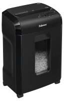 Fellowes Powershred 10M Aktenvernichter mit Partikelschnitt P-5, 2 x 12 mm, bis 10 Blatt, schwarz
