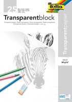 folia Transparentpapier 80 g/qm, 25 Blatt