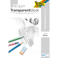 folia Transparentpapier 80 g/qm, 25 Blatt