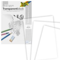 folia Transparentpapier 80 g/qm, 25 Blatt