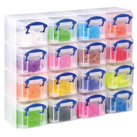 Really Useful Box Kleinteilemagazin 16x 0,14 l transparent 28,0 x 8,5 x 22,5 cm, 1 St.
