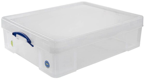 Really Useful Box Aufbewahrungsbox 70,0 l transparent 81,0 x 62,0 x 22,5 cm, 1 St.