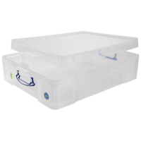 Really Useful Box Aufbewahrungsbox 70,0 l transparent 81,0 x 62,0 x 22,5 cm, 1 St.