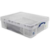 Really Useful Box Aufbewahrungsbox 70,0 l transparent 81,0 x 62,0 x 22,5 cm, 1 St.