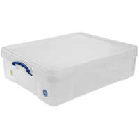 Really Useful Box Aufbewahrungsbox 70,0 l transparent 81,0 x 62,0 x 22,5 cm, 1 St.