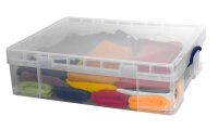 Really Useful Box Aufbewahrungsbox 70,0 l transparent 81,0 x 62,0 x 22,5 cm, 1 St.