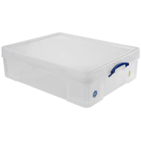 Really Useful Box Aufbewahrungsbox 70,0 l transparent 81,0 x 62,0 x 22,5 cm, 1 St.