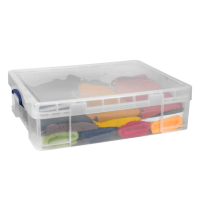 Really Useful Box Aufbewahrungsbox 70,0 l transparent 81,0 x 62,0 x 22,5 cm, 1 St.