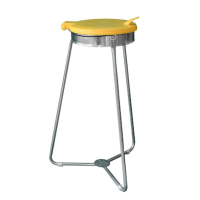 Müllsackständer 70,0 - 120,0 l gelb, silber, 1 St.