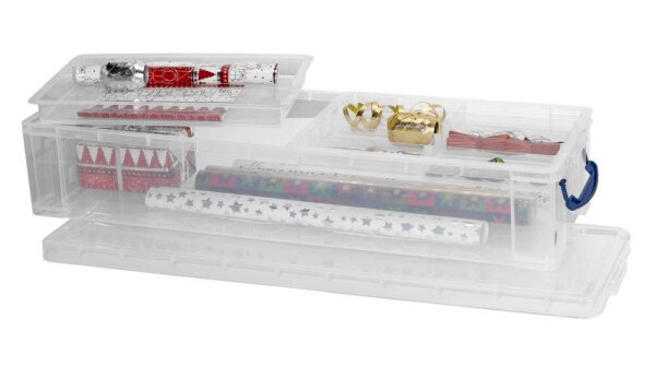 Really Useful Box Aufbewahrungsbox 22,0 l transparent 80,0 x 25,5 x 15,5 cm, 1 St.