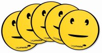 Legamaster Agile Smiley gemischt Magnete Motiv, Kunststoff Ø 5,0 cm, 6 St.