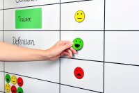 Legamaster Agile Smiley gemischt Magnete Motiv, Kunststoff Ø 5,0 cm, 6 St.