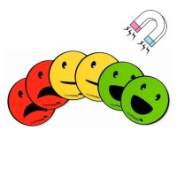 Legamaster Agile Smiley gemischt Magnete Motiv, Kunststoff Ø 5,0 cm, 6 St.