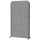 MAUL Akustik-Trennwand MAULcocoon  9701189, dunkelgrau 100,0 x 182,0 cm mit Rollen, 1 St.