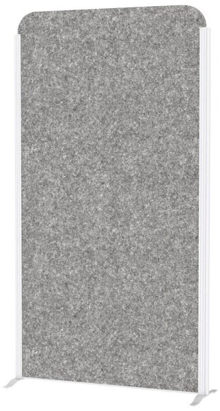 MAUL Akustik-Trennwand MAULcocoon  9701002, dunkelgrau 100,0 x 182,0 cm, 1 St.