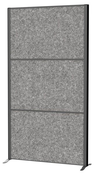 MAUL Akustik-Trennwand MAULconnecto 9601089, dunkelgrau 100,0 x 182,0 cm, 1 St.