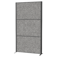 MAUL Akustik-Trennwand MAULconnecto 9601089, dunkelgrau 100,0 x 182,0 cm, 1 St.