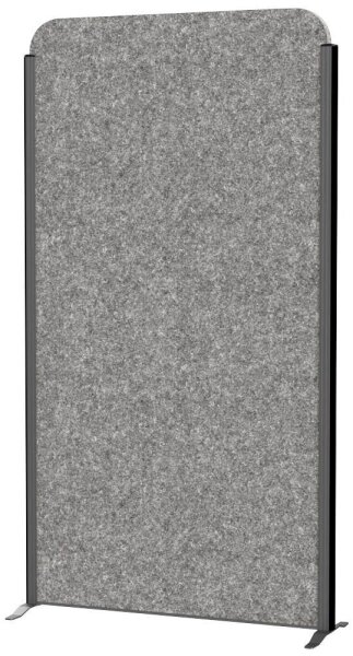 MAUL Akustik-Trennwand MAULcocoon  9701089, dunkelgrau 100,0 x 182,0 cm, 1 St.