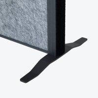 MAUL Akustik-Trennwand MAULcocoon  9701089, dunkelgrau 100,0 x 182,0 cm, 1 St.