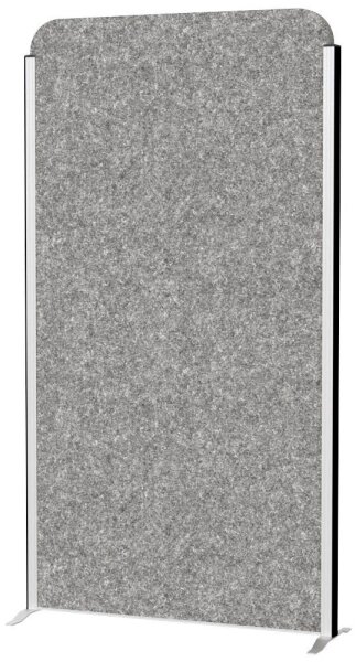 MAUL Akustik-Trennwand MAULcocoon  9701095, dunkelgrau 100,0 x 182,0 cm, 1 St.