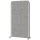 MAUL Akustik-Trennwand MAULcocoon  9701195, dunkelgrau 100,0 x 182,0 cm mit Rollen, 1 St.