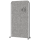 MAUL Akustik-Trennwand MAULcocoon  9701195, dunkelgrau 100,0 x 182,0 cm mit Rollen, 1 St.