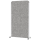 MAUL Akustik-Trennwand MAULcocoon  9701102, dunkelgrau 100,0 x 182,0 cm mit Rollen, 1 St.
