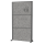 MAUL Akustik-Trennwand MAULconnecto 9601189, dunkelgrau 100,0 x 182,0 cm mit Rollen, 1 St.