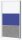 MAUL Akustik-Trennwand MAULconnecto 9651695, blau, dunkelgrau, weiß 100,0 x 182,0 cm, 1 St.