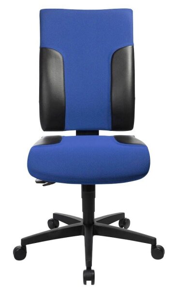 Topstar Bürostuhl Two 20, TF200 S106 Stoff blau, Gestell schwarz