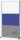 MAUL Akustik-Trennwand MAULconnecto 9651795, blau, dunkelgrau, weiß 100,0 x 182,0 cm mit Rollen, 1 St.