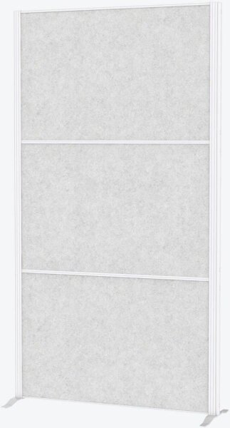 MAUL Akustik-Trennwand MAULconnecto Uplight 9662002, hellgrau 100,0 x 182,0 cm, 1 St.