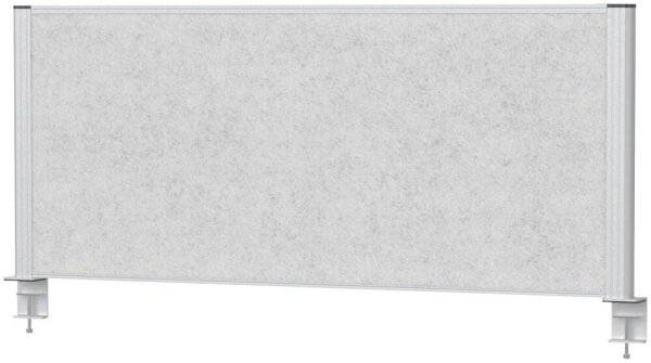 MAUL Akustik-Tischtrennwand MAULconnecto 9752295, hellgrau 120,0 x 51,5 cm, 1 St.