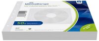 MediaRange 2er CD-/DVD-Hüllen abheftbar weiß, 50 St.