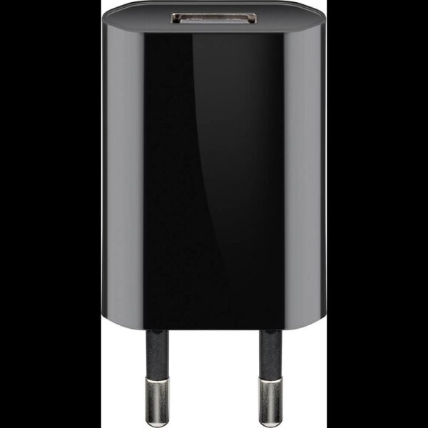 goobay Ladeadapter schwarz, 5 Watt