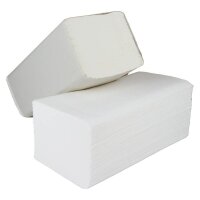 Papierhandtücher V2-3200-Z-PR Zick-Zack-Falzung 2-lagig weiß, 3.200 Tücher