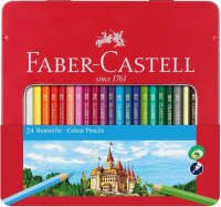 FABER-CASTELL Classic Buntstifte farbsortiert, 24 St.