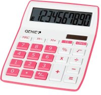 GENIE 840P Tischrechner weiß/pink