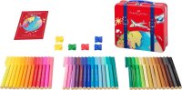 FABER-CASTELL Connector Filzstifte farbsortiert, 40 St.