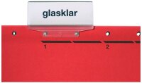 LEITZ Vollsichtreiter transparent, 50 St.