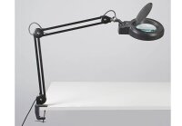 MAUL MAULviso LED Lupenleuchte schwarz 8 W mit Tischklemme