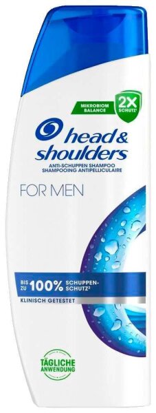 head&shoulders® FOR MEN Shampoo 300 ml