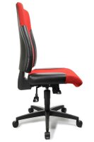 Topstar Bürostuhl Two 20, TF200 S101 Stoff rot, Gestell schwarz