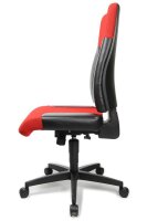 Topstar Bürostuhl Two 20, TF200 S101 Stoff rot, Gestell schwarz