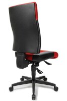 Topstar Bürostuhl Two 20, TF200 S101 Stoff rot, Gestell schwarz
