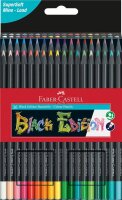 FABER-CASTELL Black Edition Buntstifte farbsortiert, 36 St.