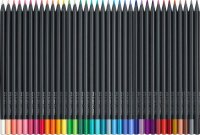 FABER-CASTELL Black Edition Buntstifte farbsortiert, 36 St.